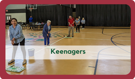 Keenagers monthly meeting